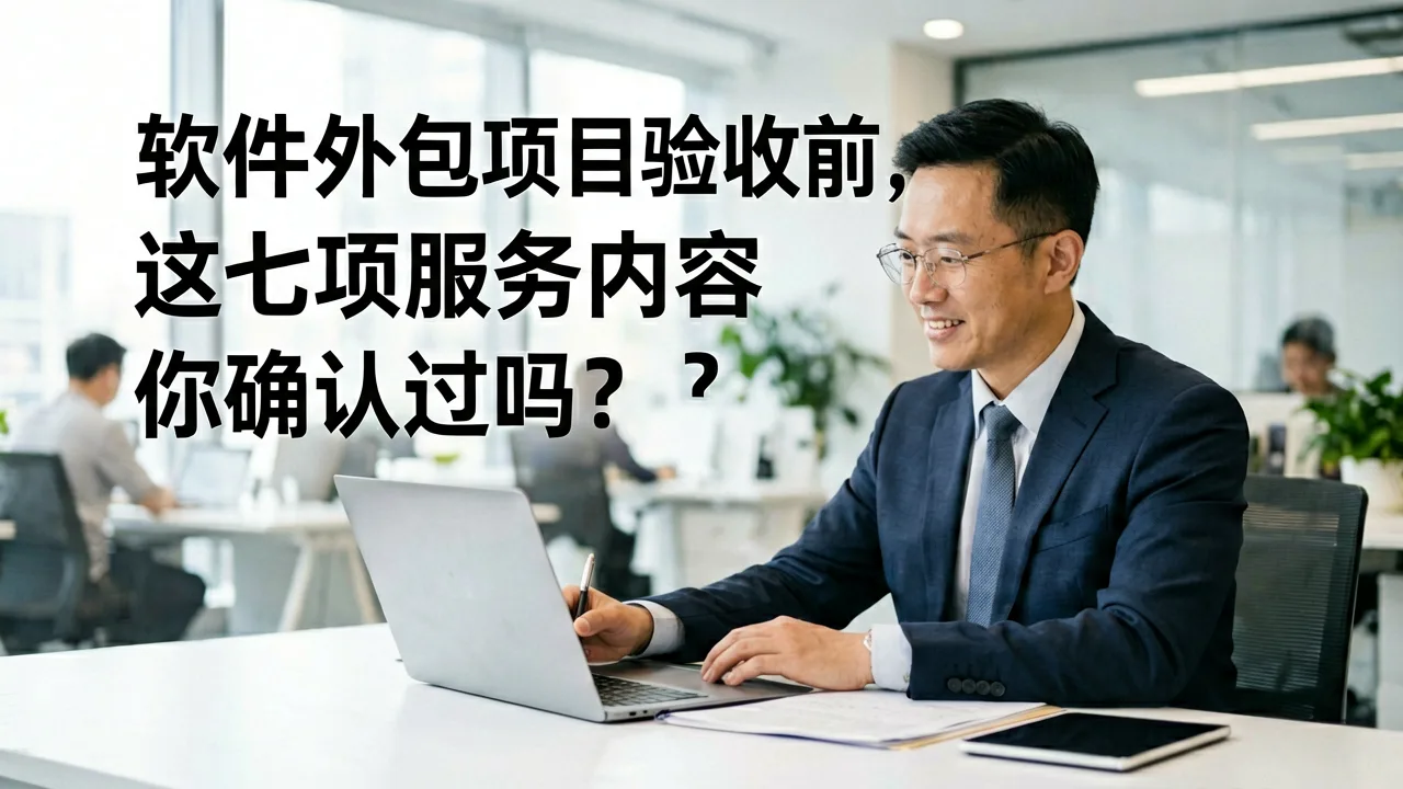 软件外包项目验收前，这七项服务内容你确认过吗？