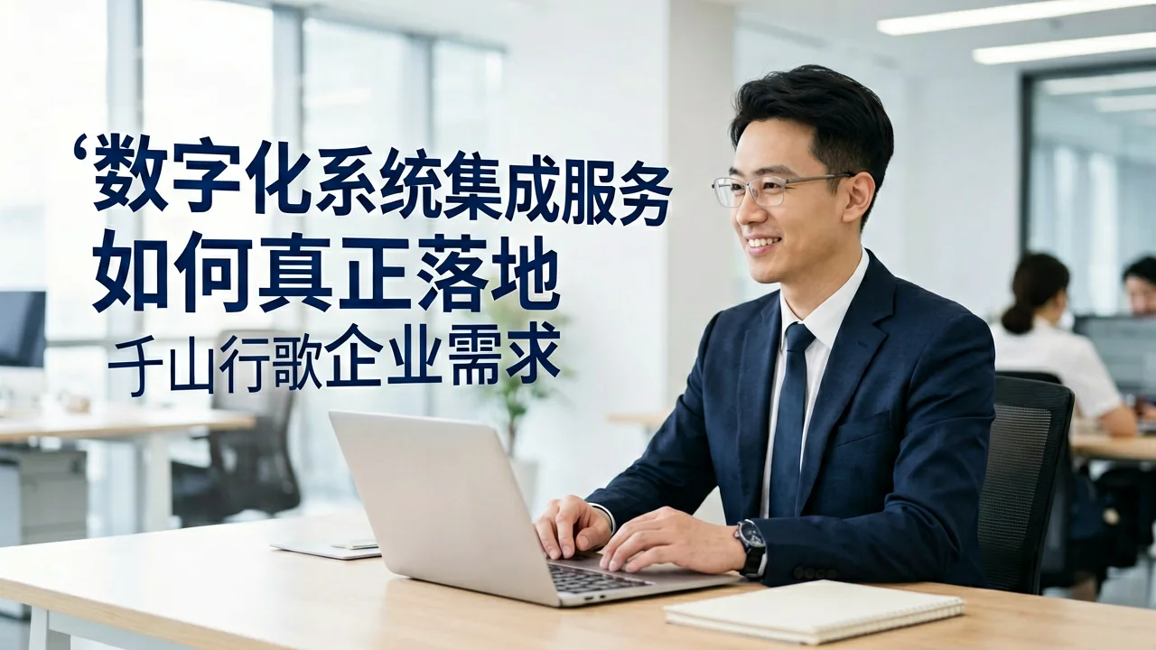 数字化系统集成服务如何真正落地企业需求